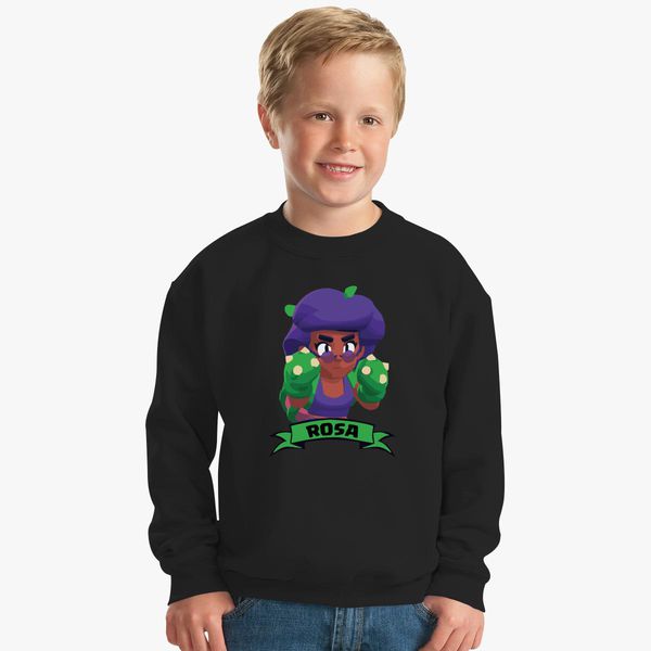 Rosa Brawl Stars Kids Sweatshirt Kidozi Com - david brawl stars rosa