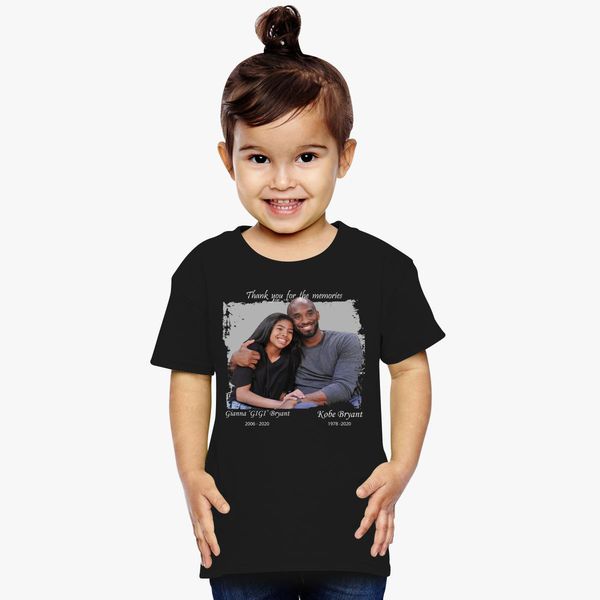 Kobe Bryant and Gigi Bryant T-shirt Toddler T-shirt | Kidozi.com