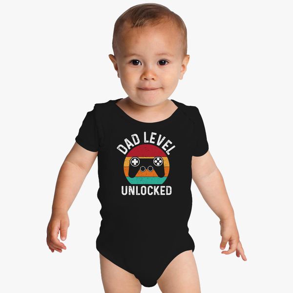 Download Dad Level Unlocked Funny Fathers Day Gifts Baby Onesies Kidozi Com