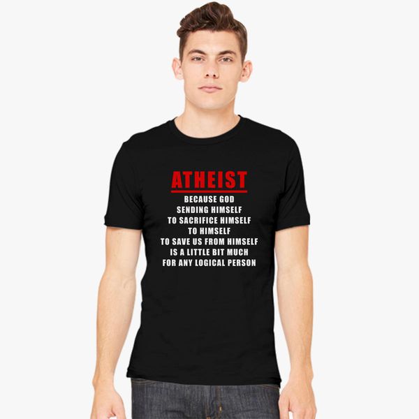 Atheist Inside Funny Mens Unisex T-Shirt
