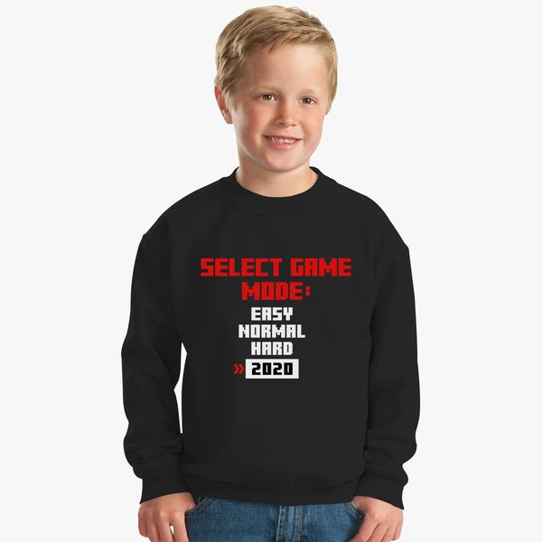 Select Game Mode Easy Normal Hard 2020 Funny Gamer Gift Unisex Hoodie