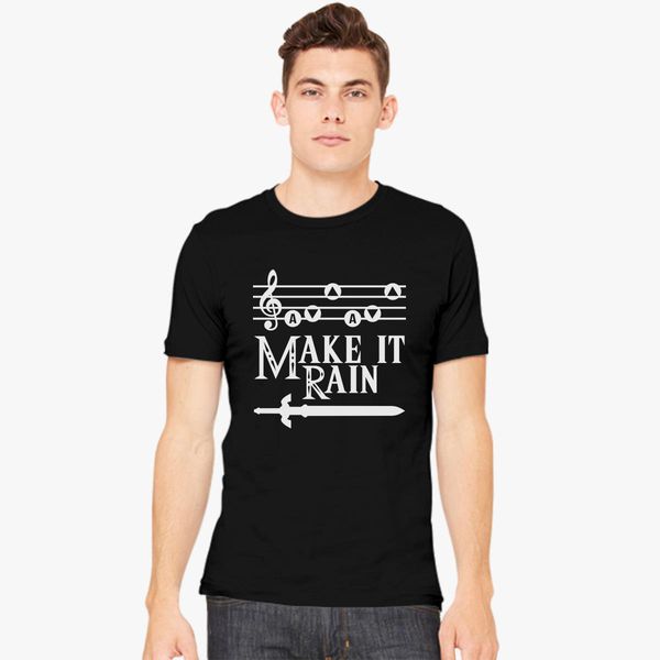 partij Prime veld Zelda Make It Rain! Legend Of Zelda Men's T-shirt | Kidozi