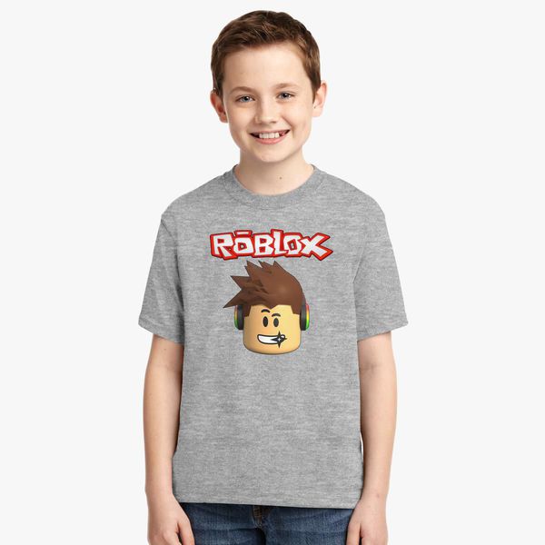 Roblox Head Youth T Shirt Kidozi Com - kids shirt only roblox head for gamer kids fashion top boys