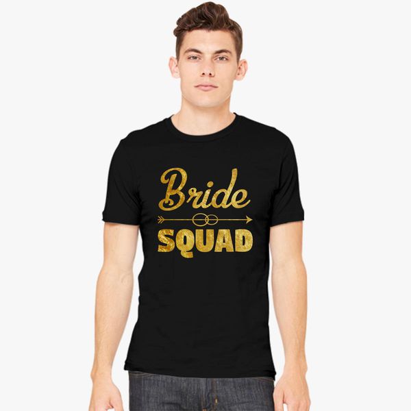 triathlon suit partner Bride Squad - Team Bride Bachelorette Party Men's T-shirt | Kidozi.com