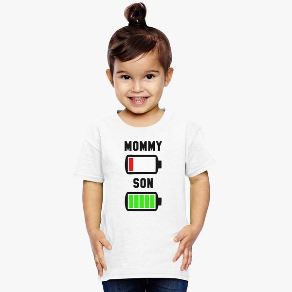 Download Low Battery Svg Mommy And Son Toddler T Shirt Kidozi Com