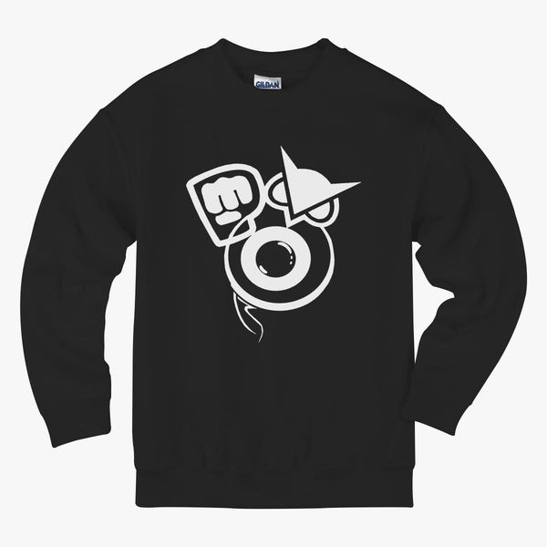 Jacksepticeye Pewdiepie Vanoss Logo Kids Sweatshirt Kidozi Com - roblox vanoss shirt