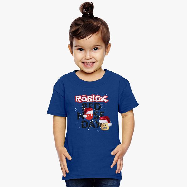 Roblox Christmas Red Nose Day Toddler T Shirt Kidozi Com - red t shirt roblox free
