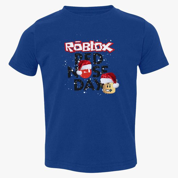 Roblox Christmas Design Red Nose Day Toddler T Shirt Kidozi Com - roblox shirt template off shoulder