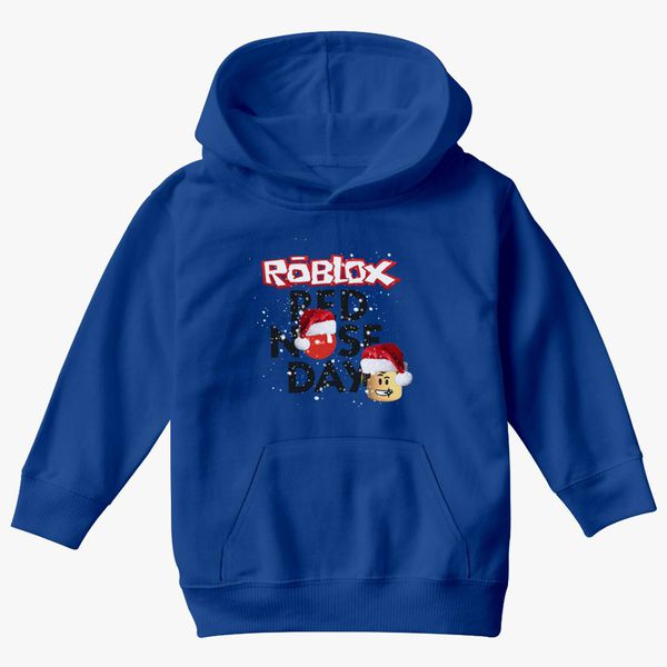 2019 2019 autumn new kids roblox red nose day pullover hooded