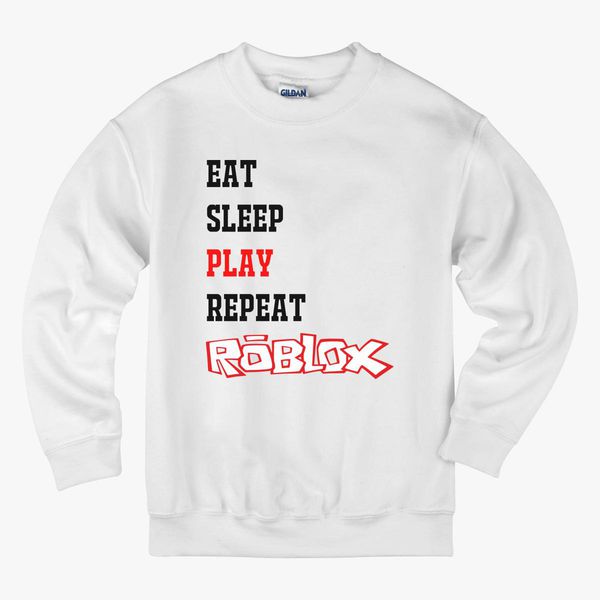Eat Sleep Roblox Kids Sweatshirt Kidozi Com - fixed white tuxedo t shirt d roblox