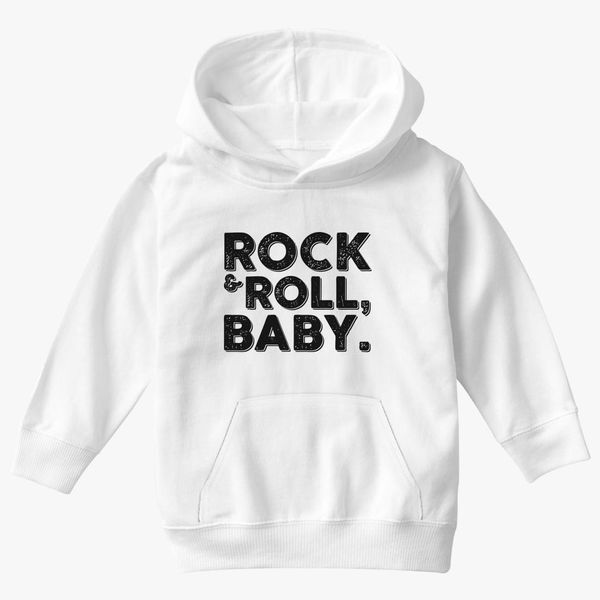 Rock N Roll Baby Kids Hoodie Kidozi Com - black hoodie folded sleeves roblox