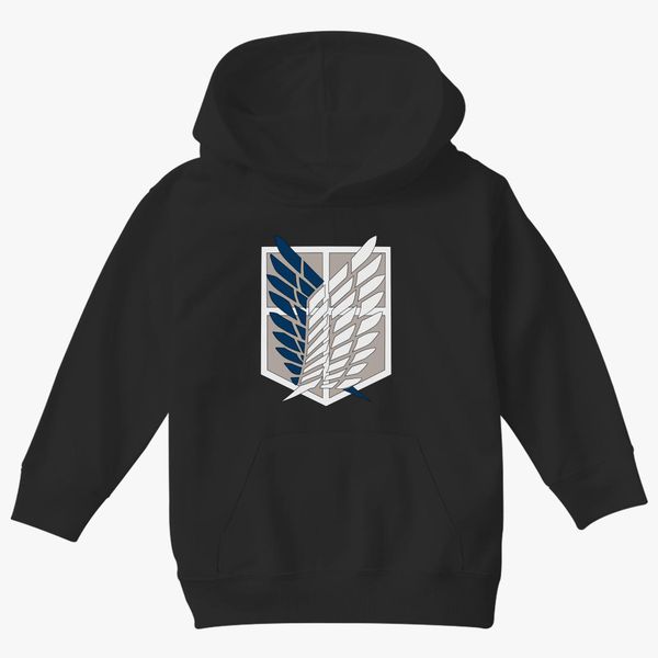 Scouting Legion Attack On Titan Logo Kids Hoodie Kidozi Com - attack on titan black and gold hoodie roblox