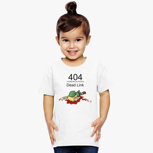 Error 404 Zelda Dead Link Toddler T Shirt Kidozi Com