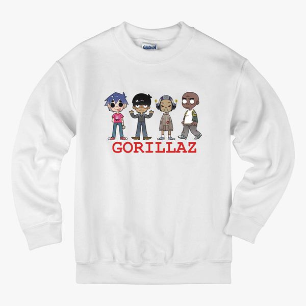 2 D Gorillaz Too Cute Kids Sweatshirt Kidozi Com - gorillaz t shirt roblox
