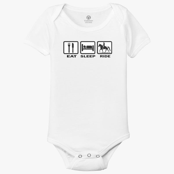 Eat Sleep Ride Baby Onesies Kidozi Com - eat sleep roblox baby bib kidozicom