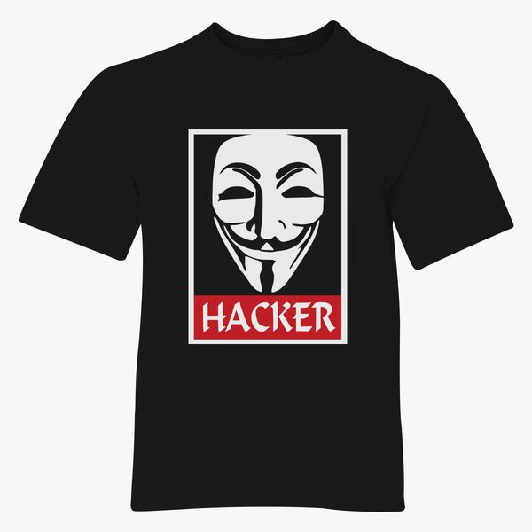 Cool Design Anonymous Hacker Youth T Shirt Kidozi Com - roblox t shirt hacker