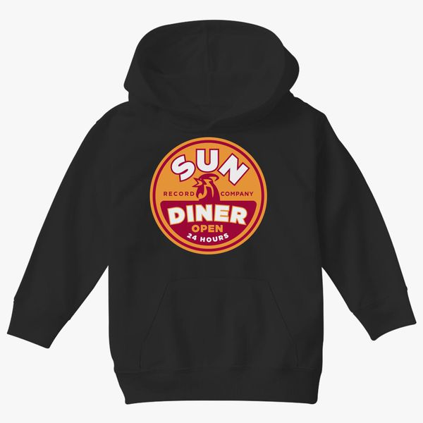 Sun Diner Record Rooster Kids Hoodie Kidozi Com