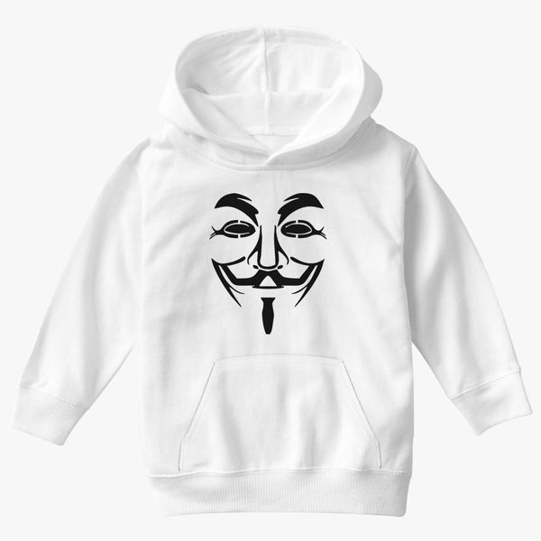 Anonymous Mask Kids Hoodie | Kidozi.com