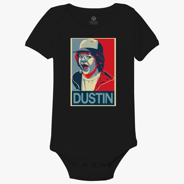 Stranger Things Dustin Baby Onesies | Kidozi.com
