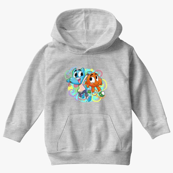 Amazing World Of Gumball Awog Gumball And Darwin Cute Art Kids Hoodie Kidozi Com - roblox egg hoodie art