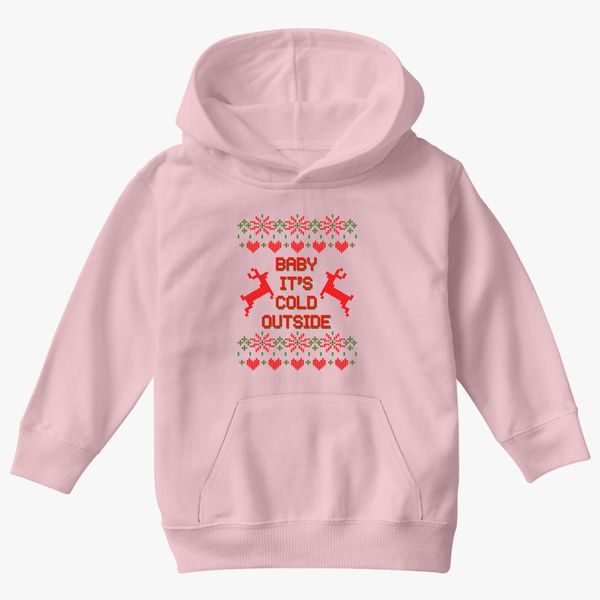 Baby It S Cold Outside Ugly Sweater Kids Hoodie Kidozi Com - baby its cold outside roblox
