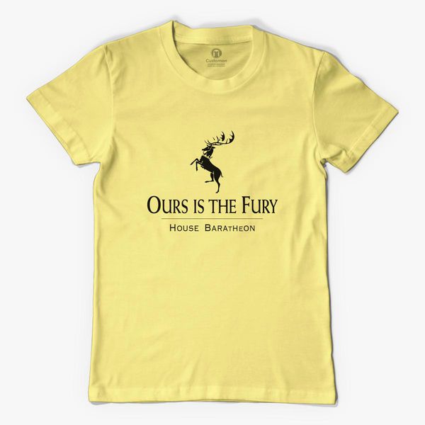 GAME Of THRONES STANNIS BARATHEON Ours Is The Fury T-Shirt up to 5XL