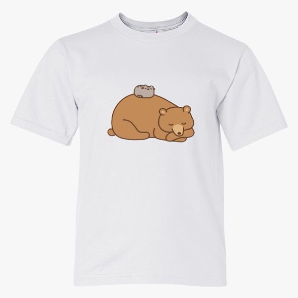 Bear And Cat Youth T Shirt Kidozi Com - shoulder sloth shirt bear shirt roblox