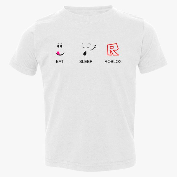 Eat Sleep And Roblox Toddler T Shirt Kidozi Com - roblox shirt white