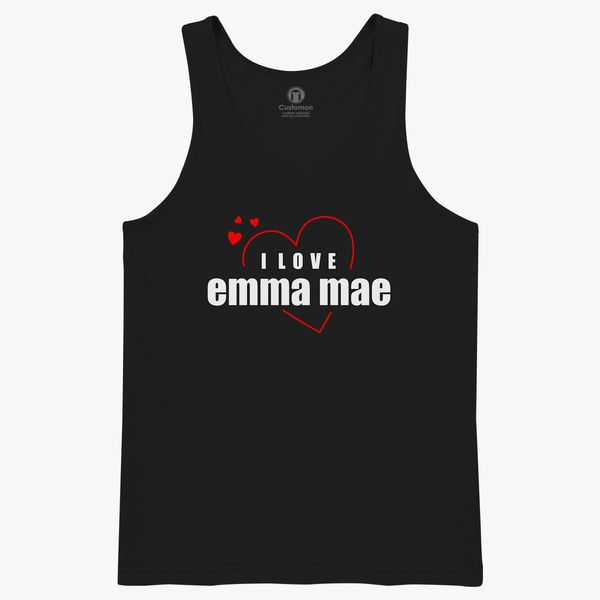 600px x 600px - I Love Emma Mae Men's Tank Top | Kidozi.com