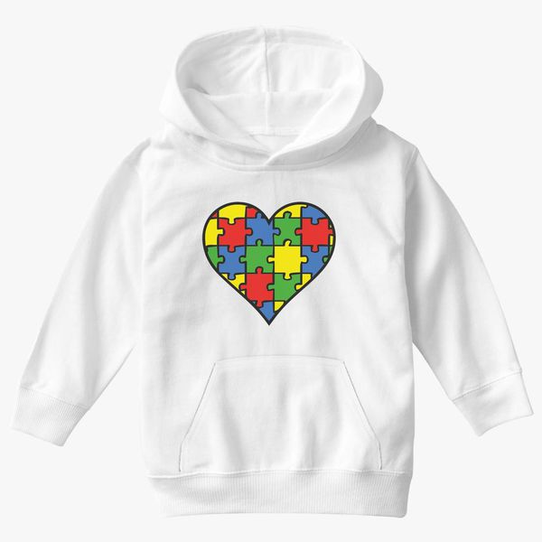 Autism Awareness Heart Kids Hoodie Kidozi Com - i am autistic donation shirt roblox